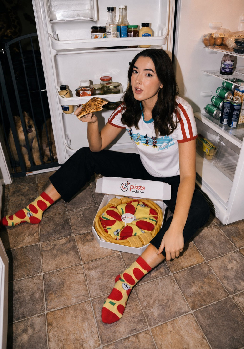 Pizza Socks | 5-Pair Pizza Box Gift Set