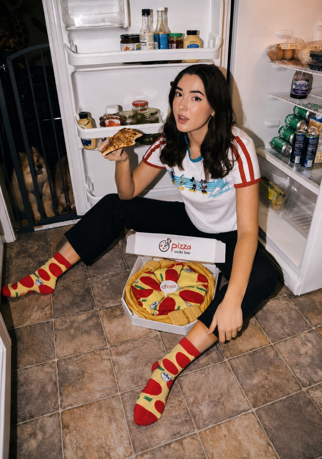Pizza Socks | 5-Pair Pizza Box Gift Set
