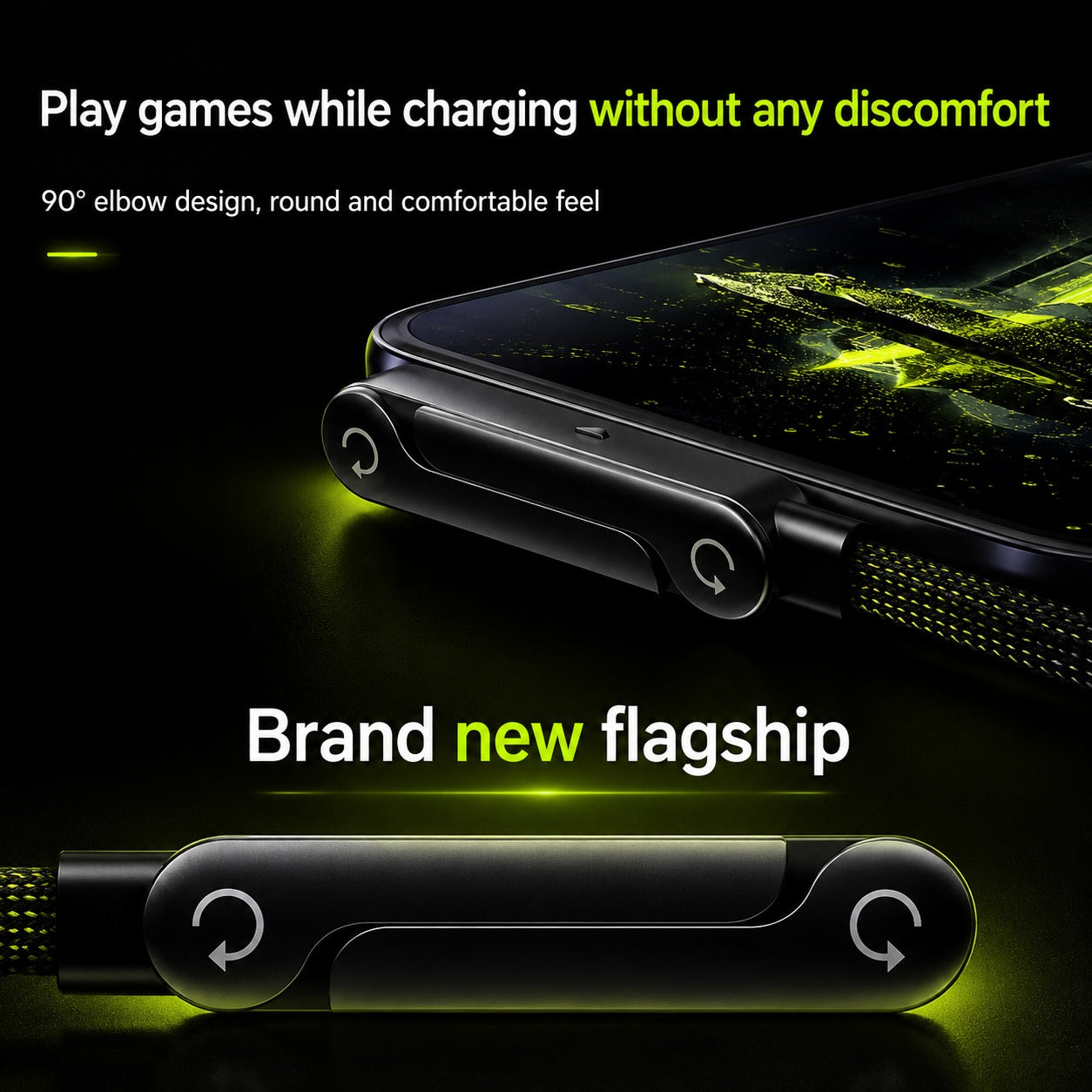 240W braided USB-C charging cable