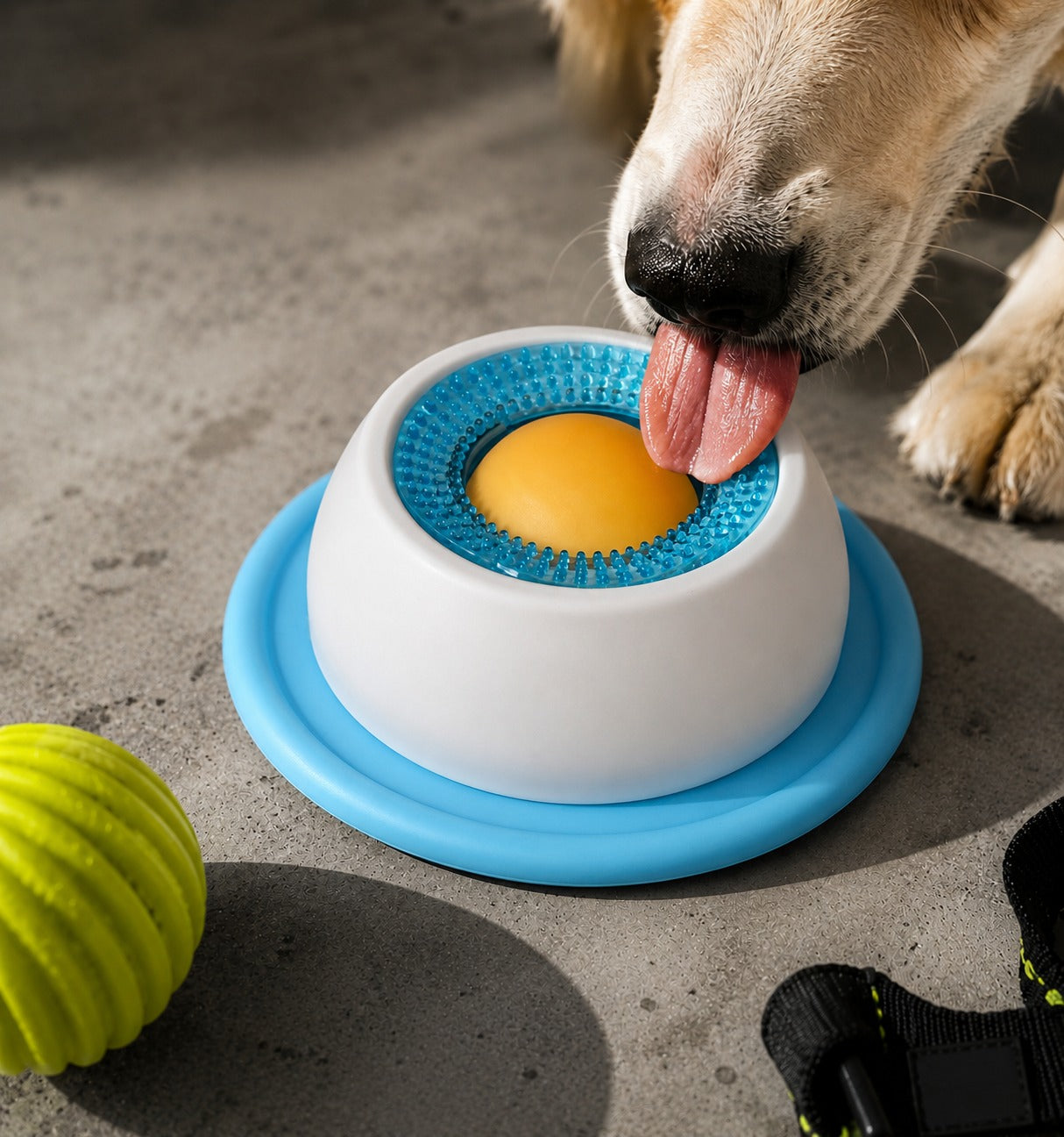 Interactive Lick Bowl for Dogs & Cats | Slow Feeder Treat Toy