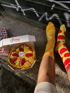 Pizza Socks | 5-Pair Pizza Box Gift Set