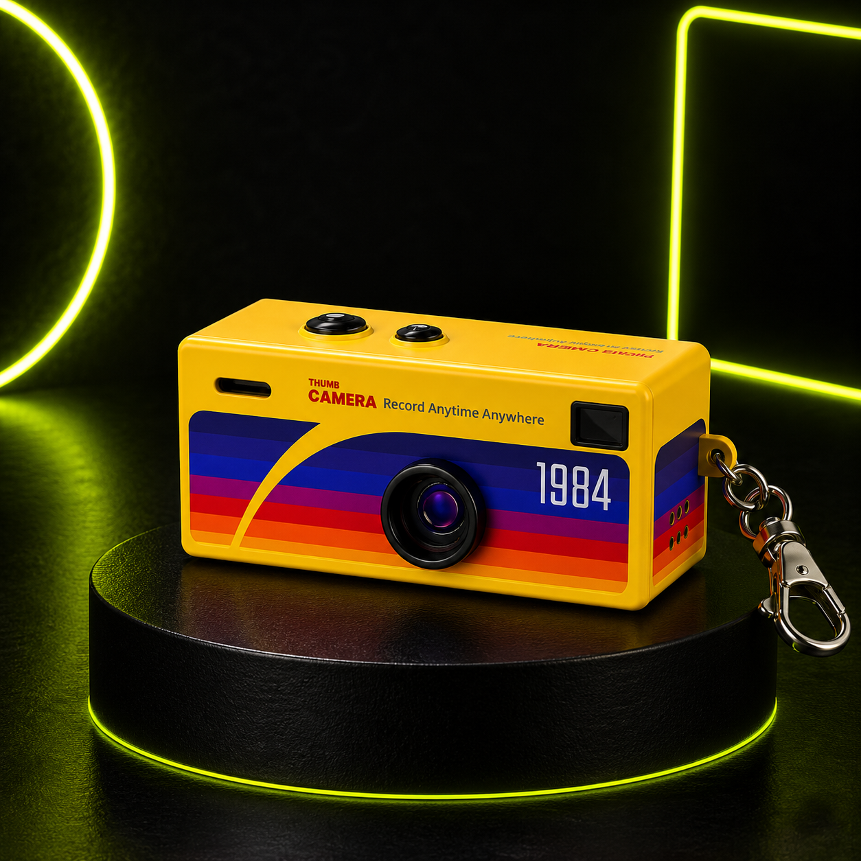 Yellow Thumb Camera retro mini HD digital camera 